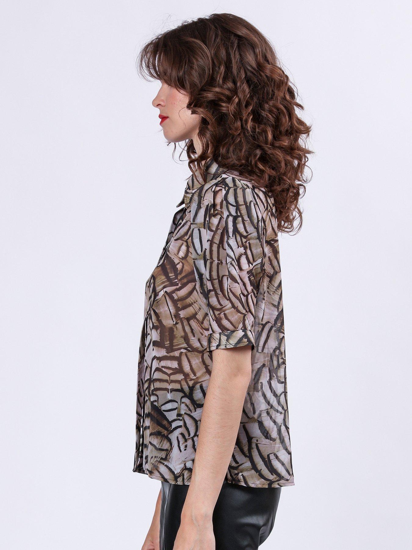  image of religion-indium-shirt-blouse-with-puff-shoulder