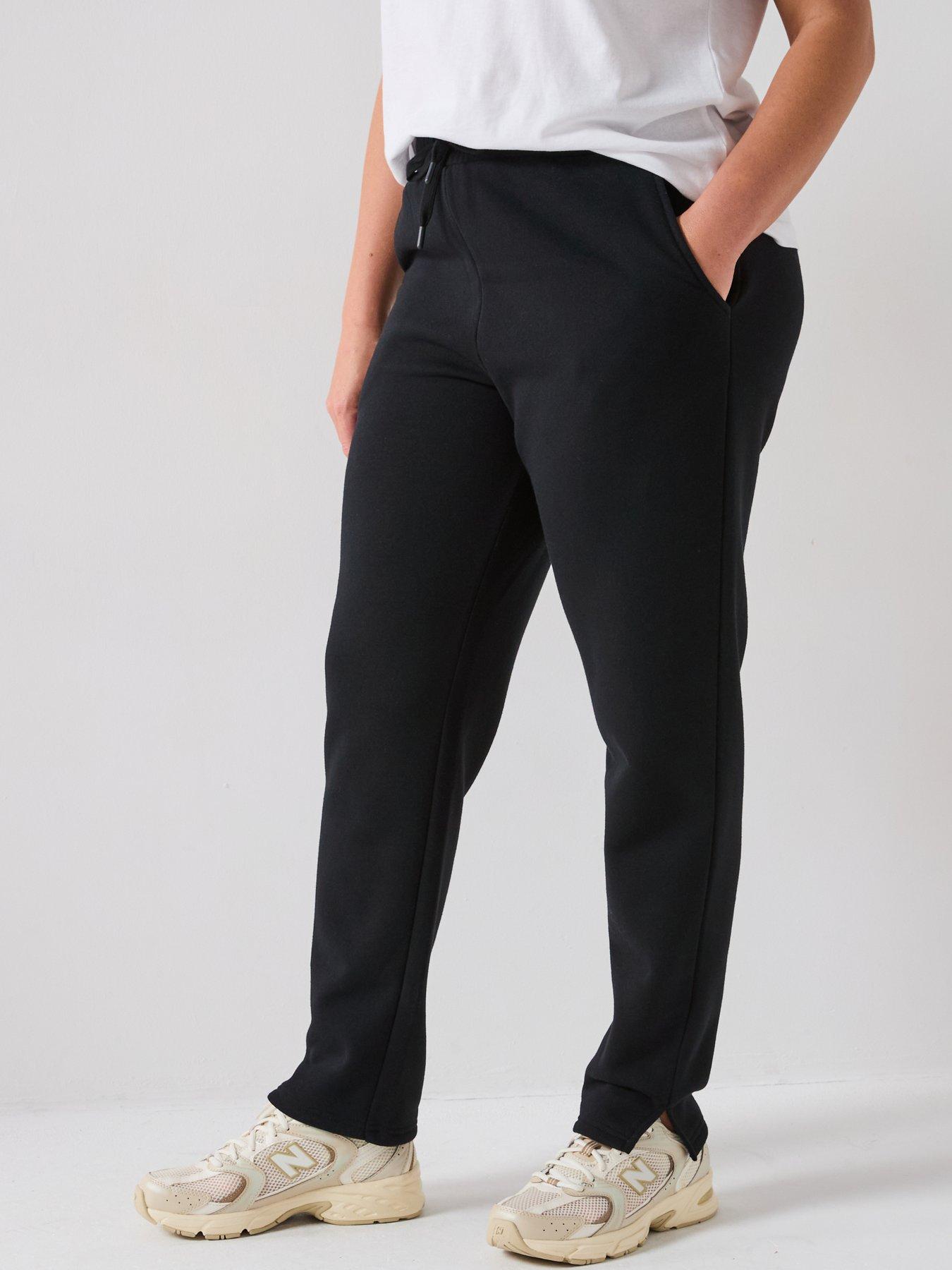 undefined Straight Leg Jogger - Black