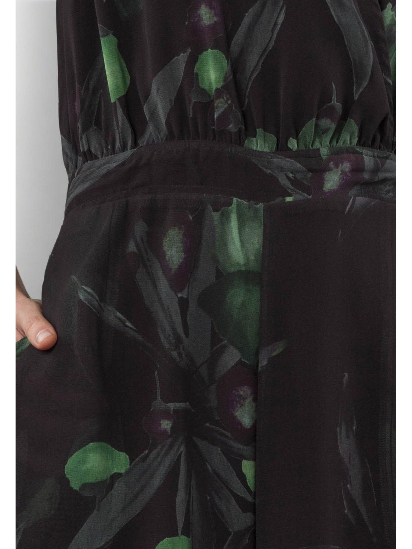 Image 6 of 6 of Religion Taylor Jumpsuit With Elasticated Waist And Pockets - Green