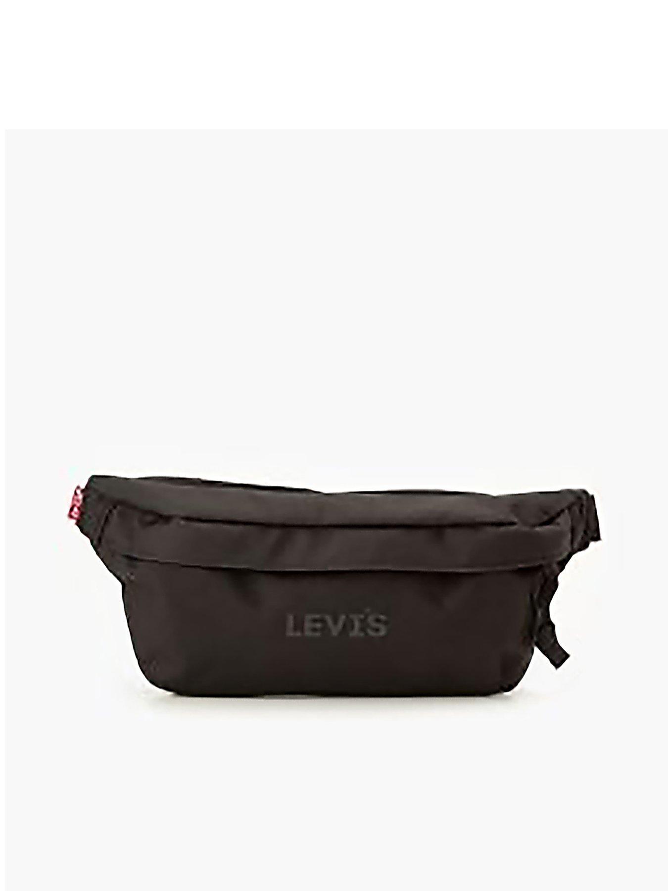 undefined Small Banana Sling Headline Logo Crossbody Bag - Black