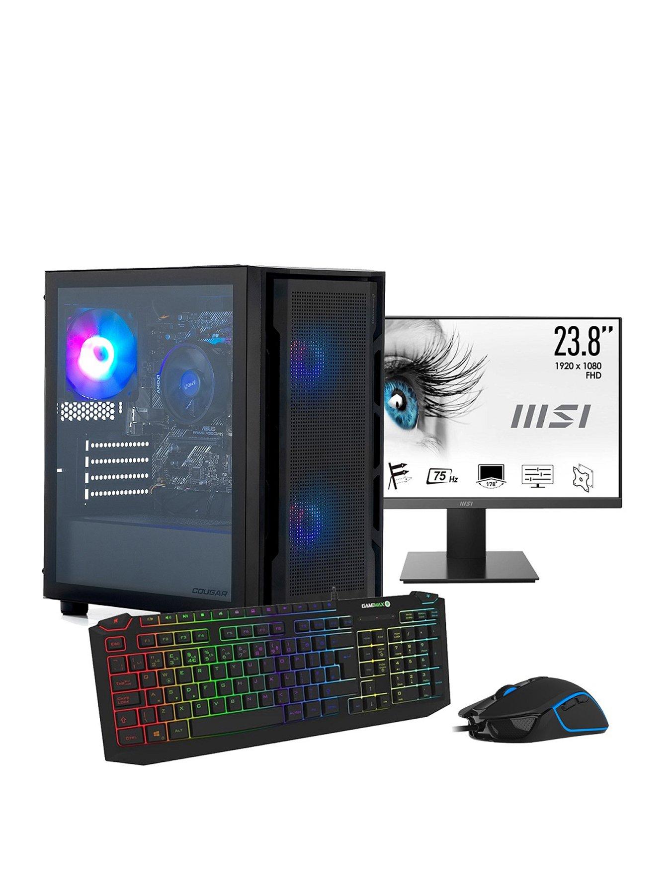undefined Uniface Mini Gaming Desktop Bundle - AMD Ryzen 5 - 16GB RAM 1TB SSD - Black