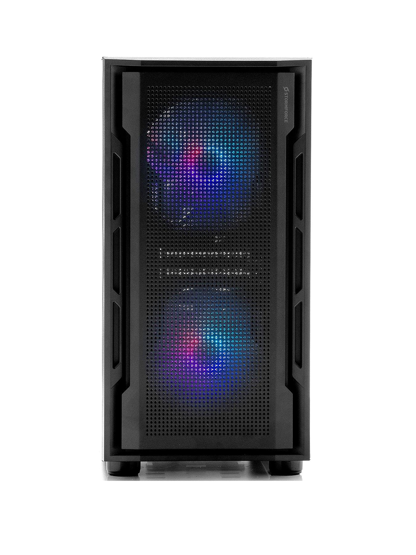 stormforce-uniface-gaming-desktop-geforce-rtx-3050-amd-ryzen-5-16gb-ram-1tb-ssd-black