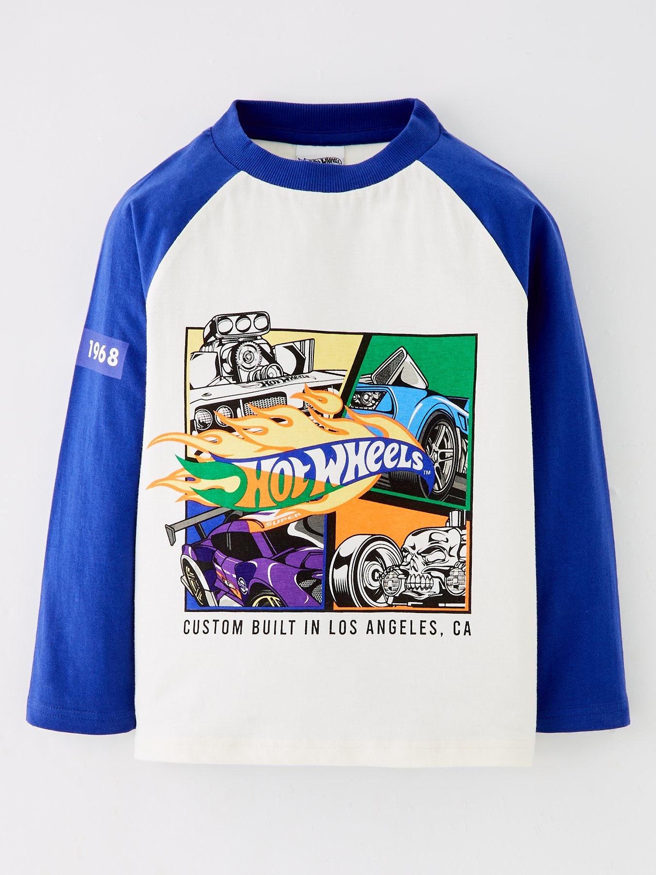 Hot Wheels Long Sleeve T-Shirt - Blue