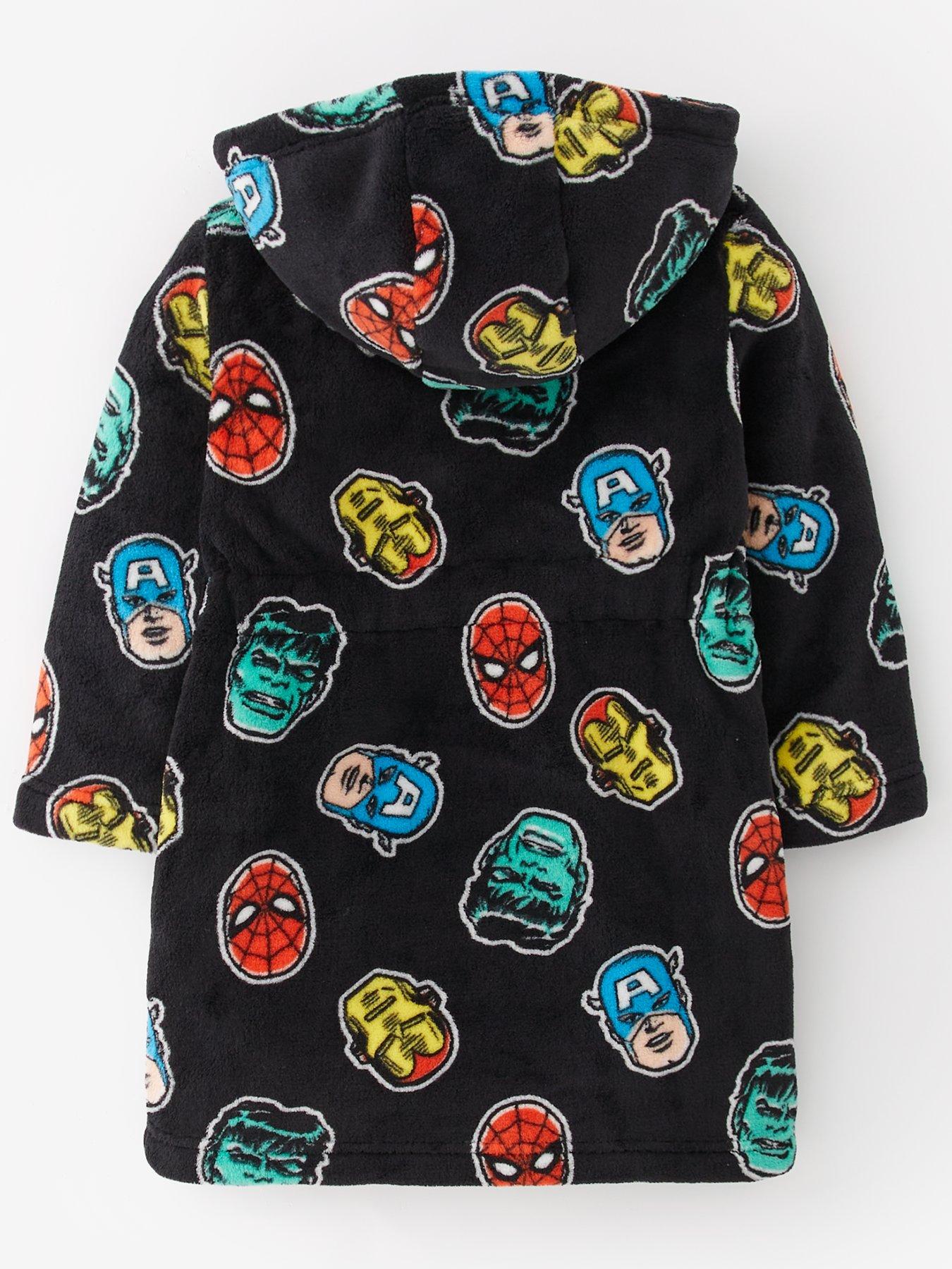back image of marvel-dressing-gown-multi