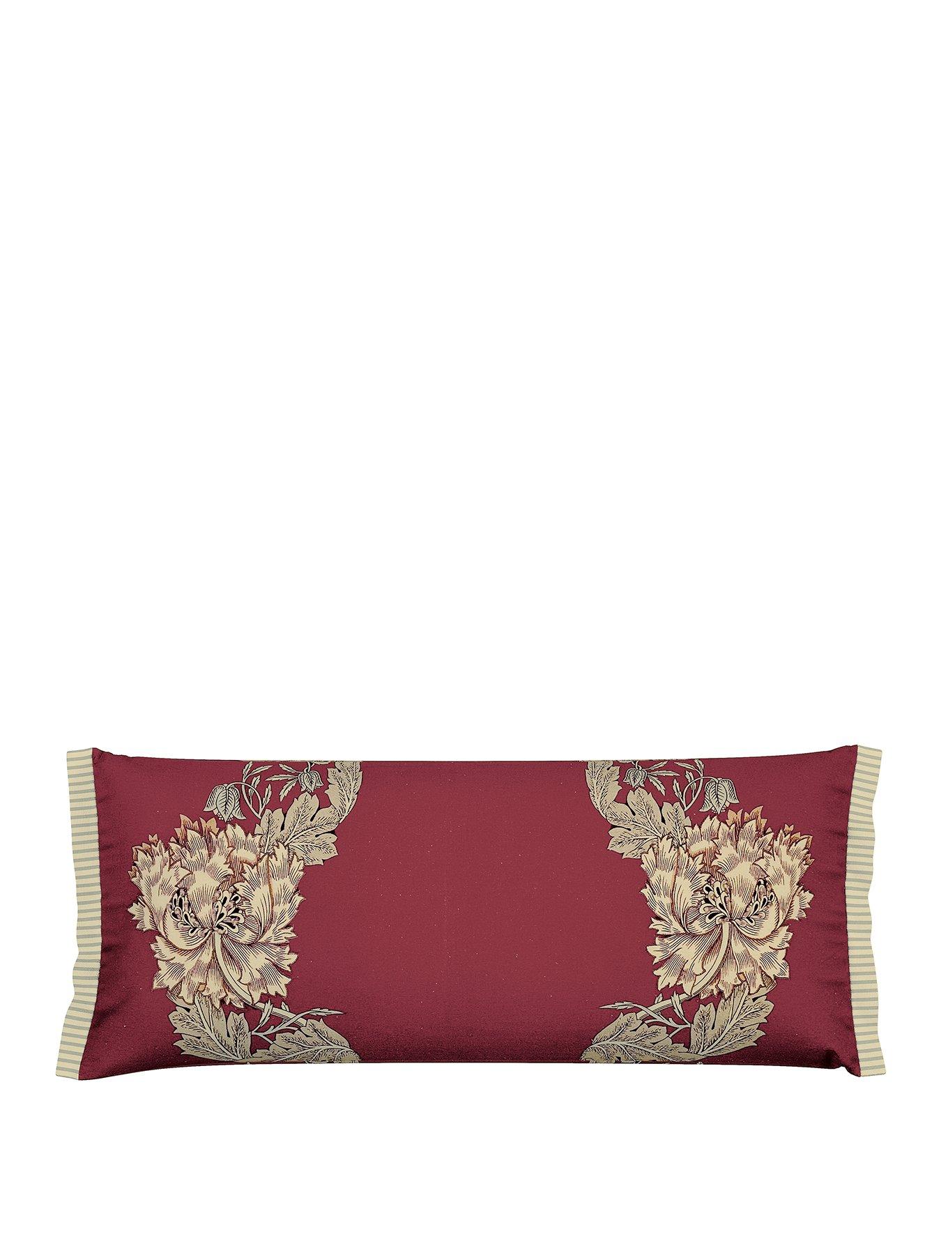  image of morris-co-honeysuckle-tulip-cushion--70x30cm