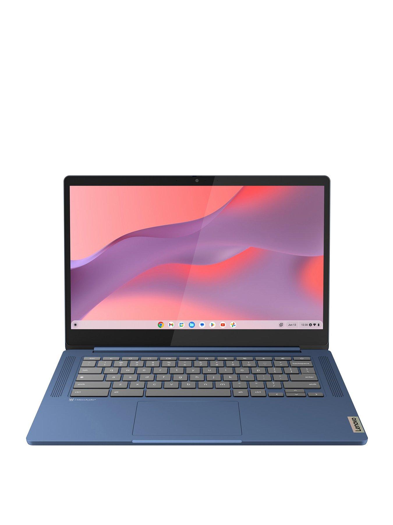 Image 1 of 7 of Lenovo IdeaPad&nbsp;Slim 3 Chromebook 14M868 - 14in&nbsp;FHD, Mediatek Kompanio 520, 8GB RAM, 128GB SSD - Blue