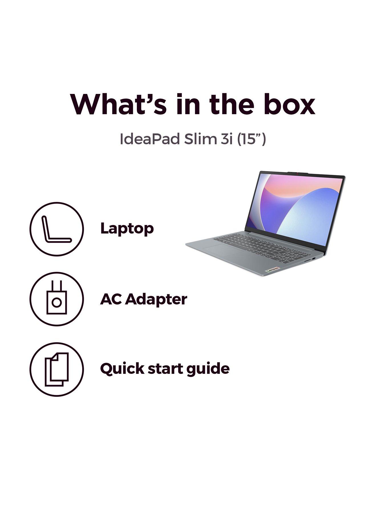 Image 7 of 8 of Lenovo IdeaPad Slim 3 15IAN8 - 15.6in FHD IPS - Intel Core i3 - 8GB RAM - 128GB SSD - Grey