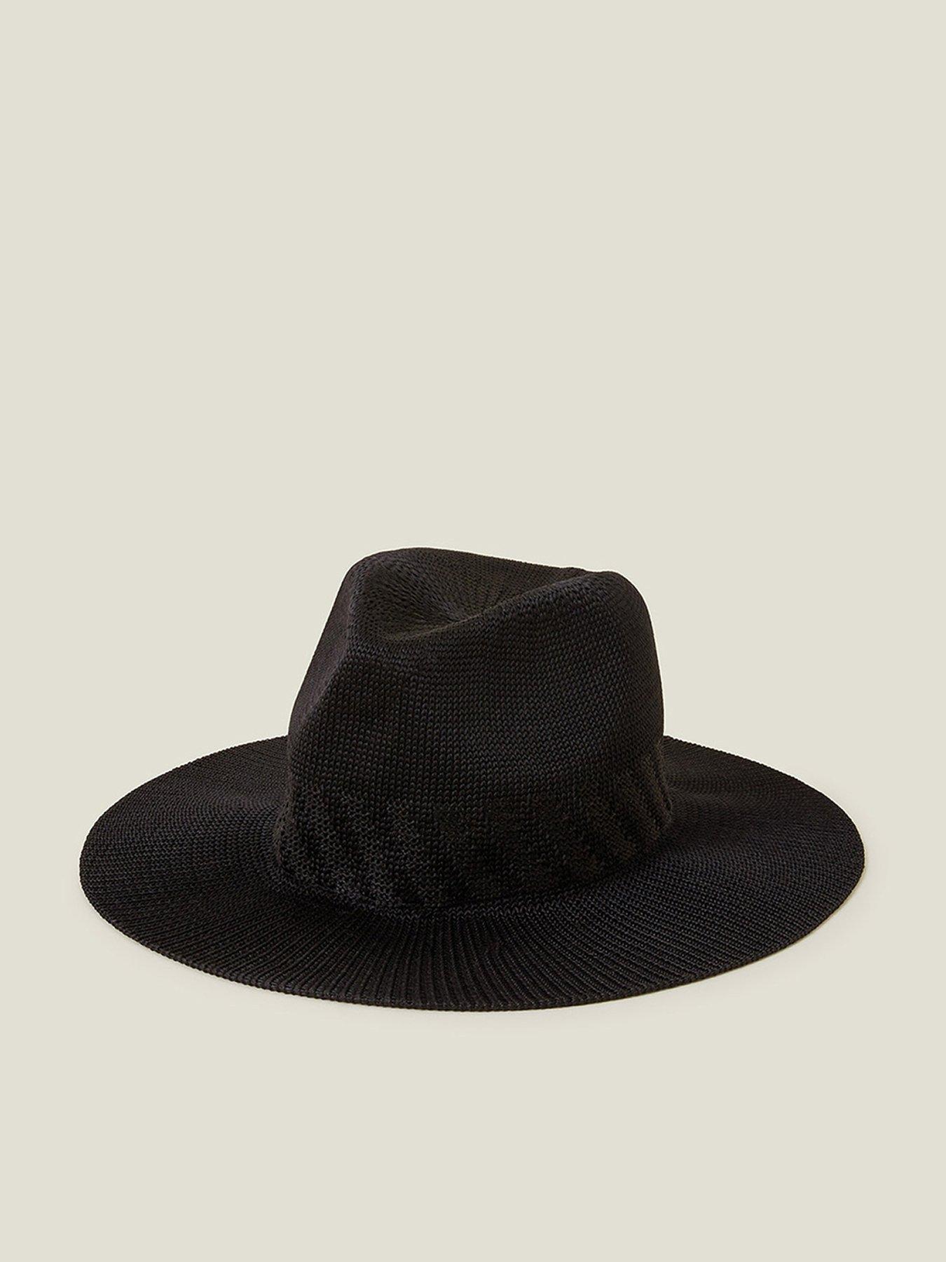 undefined Packable Fedora - Black
