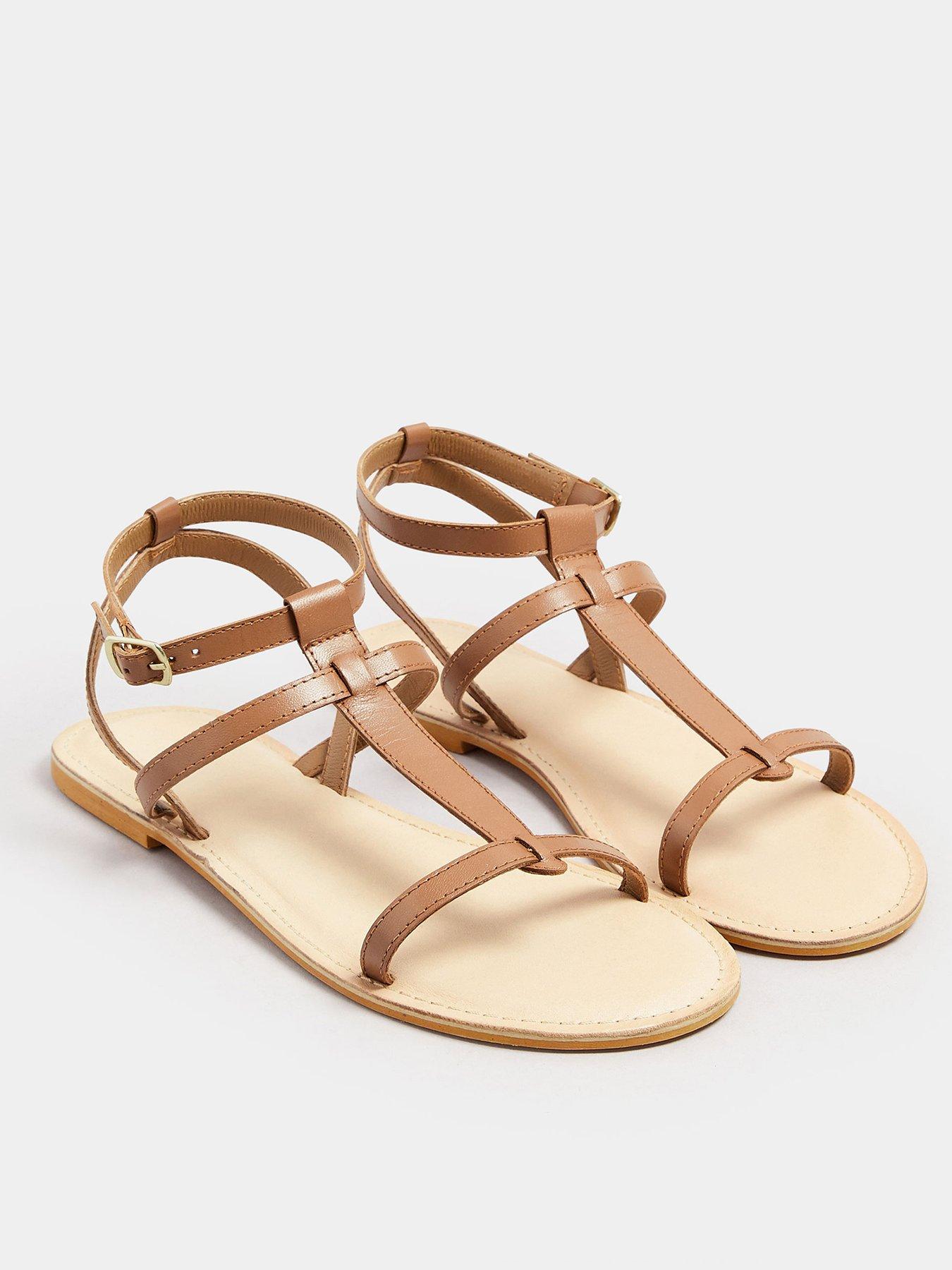  image of long-tall-sally-t-bar-leather-sandal