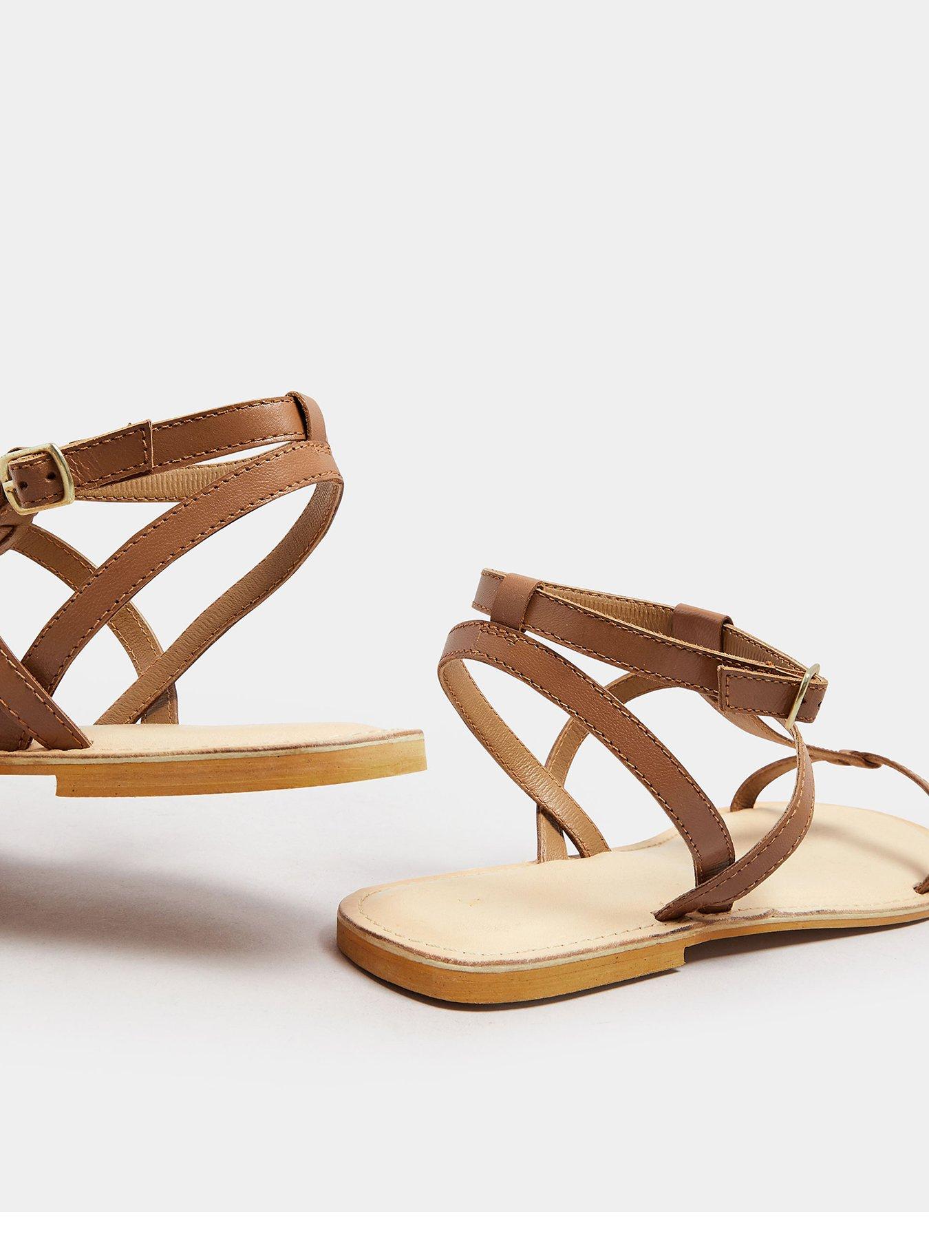  image of long-tall-sally-t-bar-leather-sandal