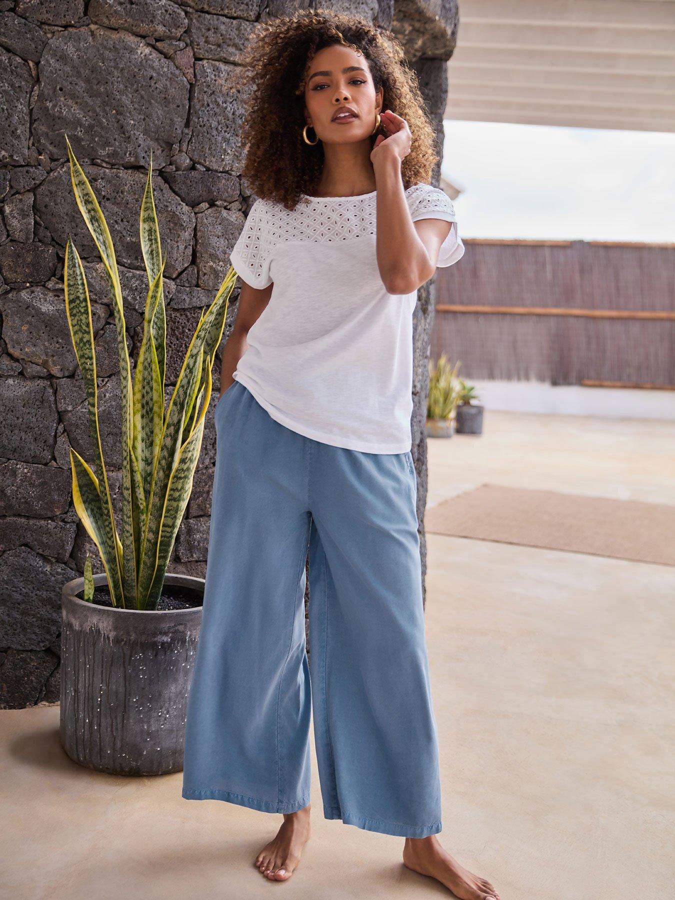 undefined Acid Wash Culotte