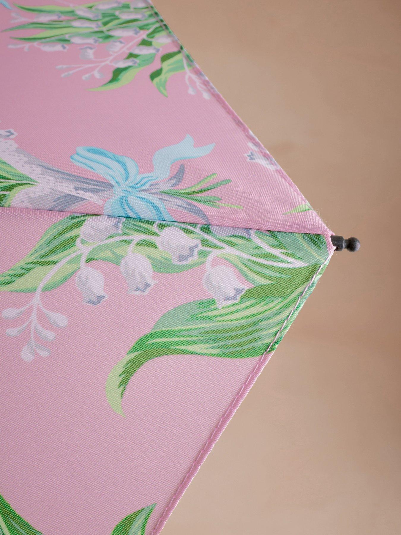  image of cath-kidston-pink-lily-of-the-valley-umberella