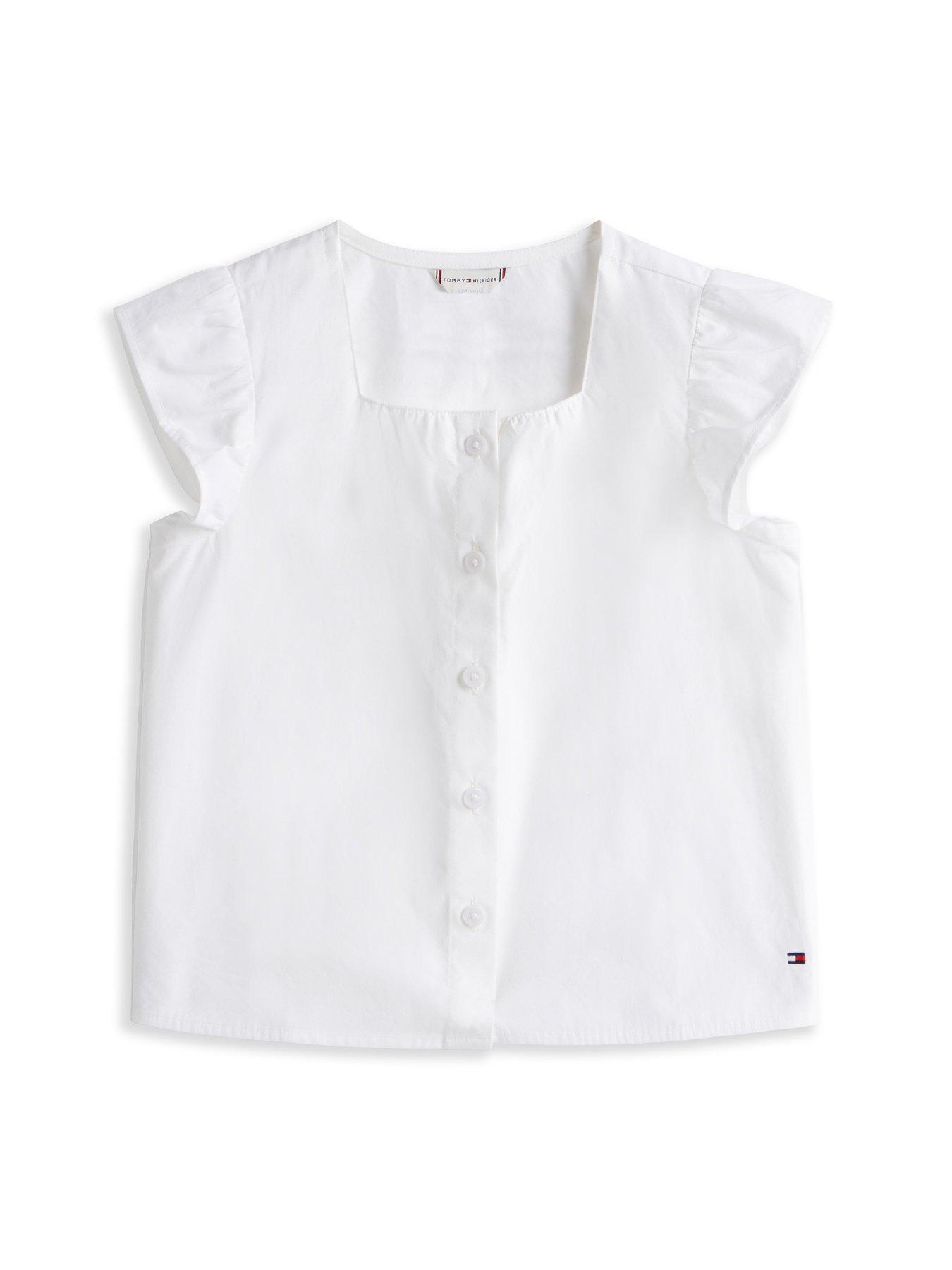 Image 4 of 4 of Tommy Hilfiger Boys Neon Graphic Short Sleeve T-Shirt - Navy