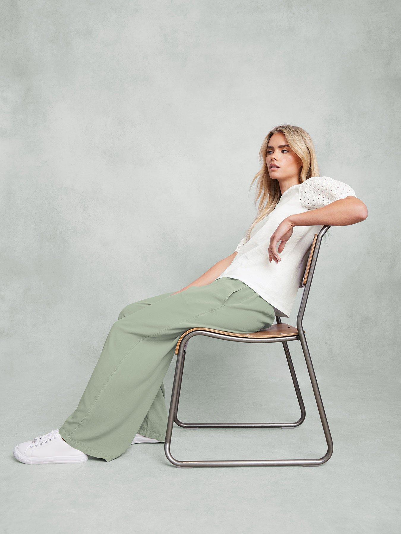  image of mco-petite-petite-acid-wash-wide-leg-trouser