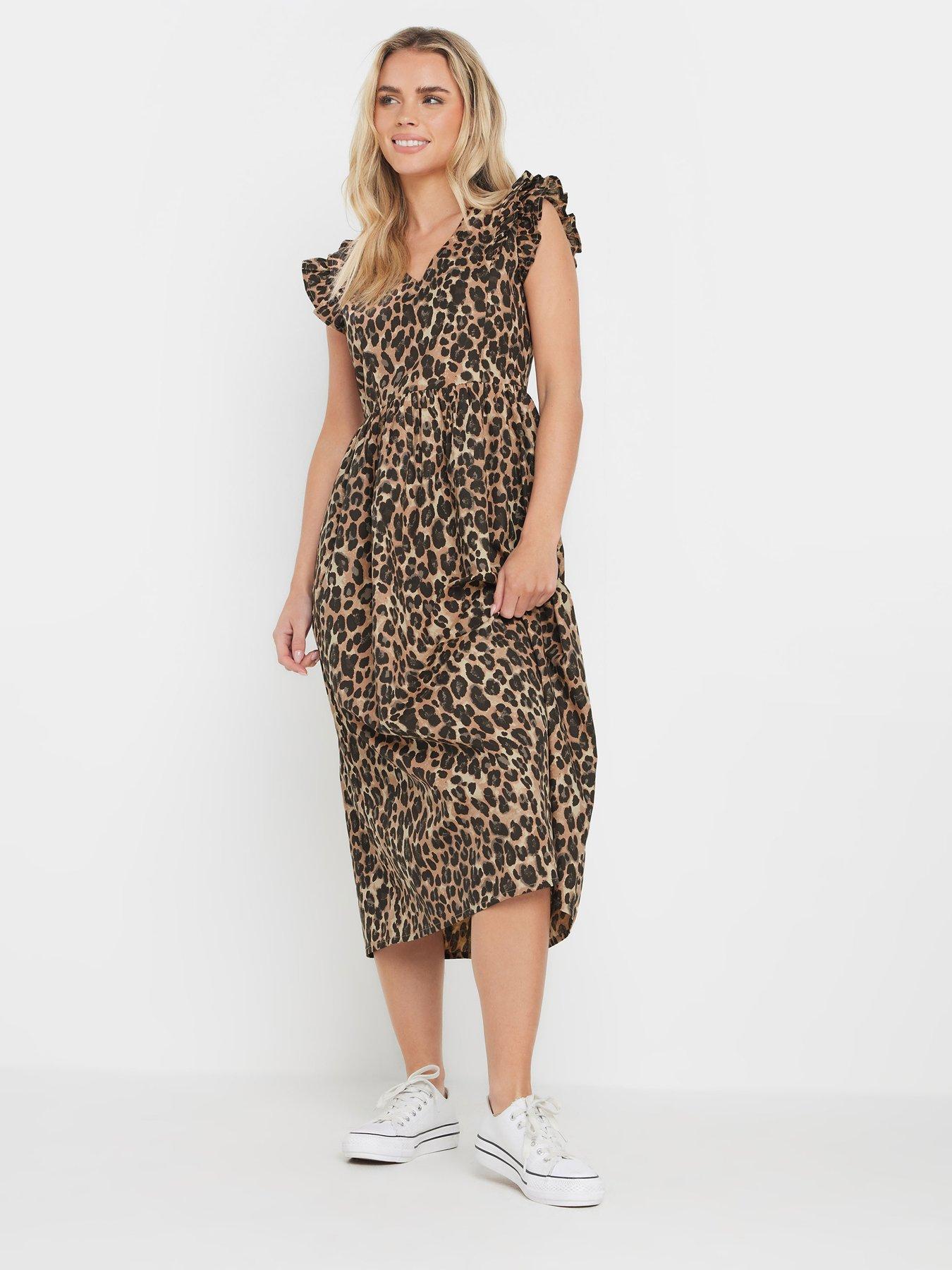 undefined Petite Poplin Midi Dress