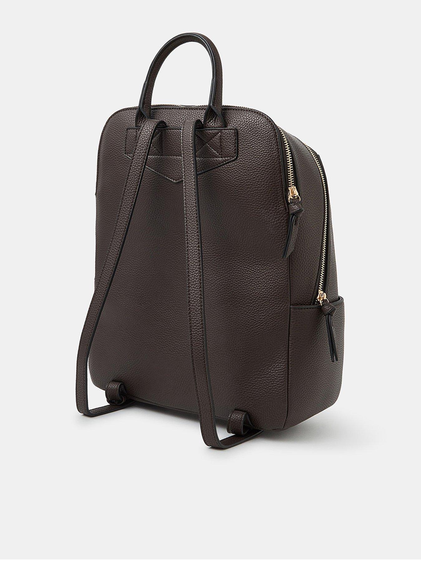 Image 2 of 4 of Accessorize Amber Backpack - Chocolate