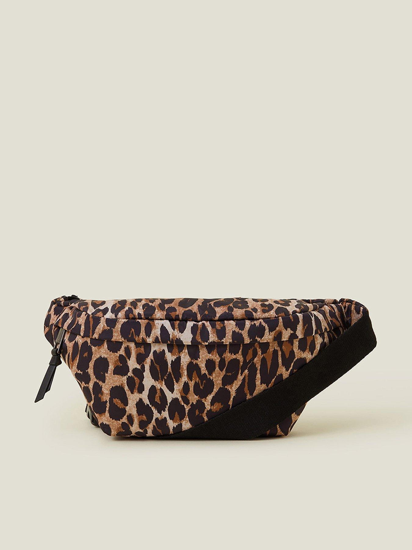  image of accessorize-leopard-nylon-bum-bag-leopard