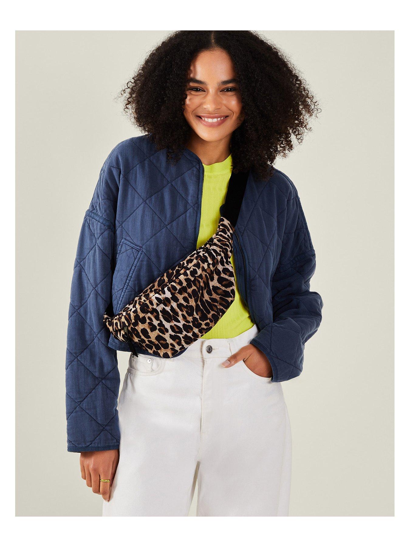  image of accessorize-leopard-nylon-bum-bag-leopard