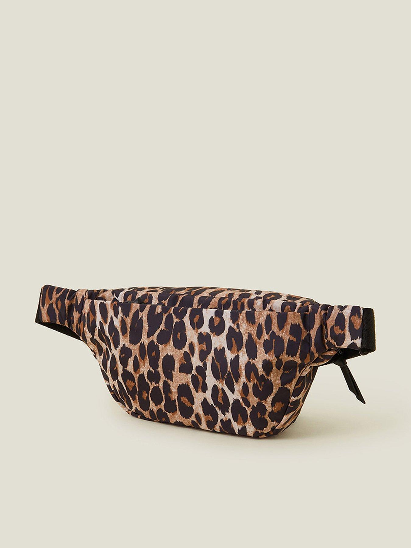  image of accessorize-leopard-nylon-bum-bag-leopard