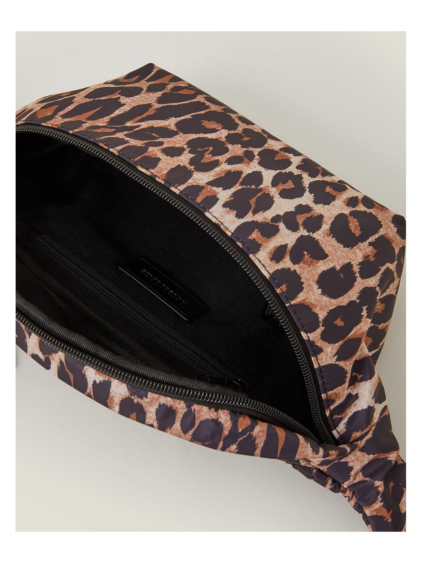  image of accessorize-leopard-nylon-bum-bag-leopard