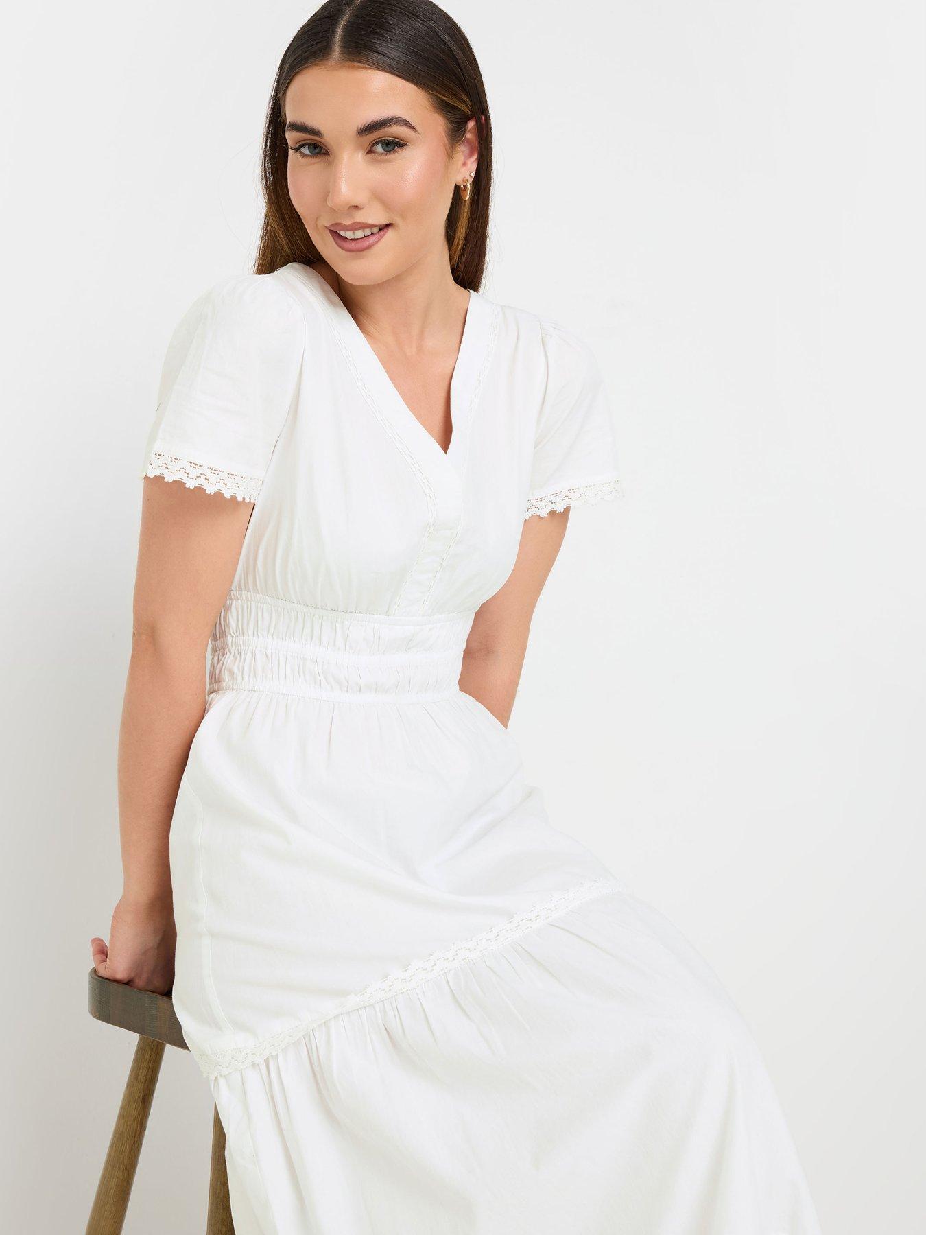  image of long-tall-sally-tall-lace-insert-tiered-dress