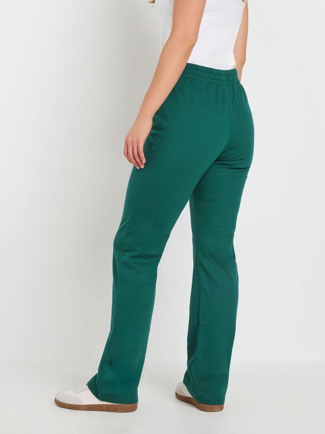 Image 2 of 4 of Long Tall Sally Straight Leg Joggers 34" - Green