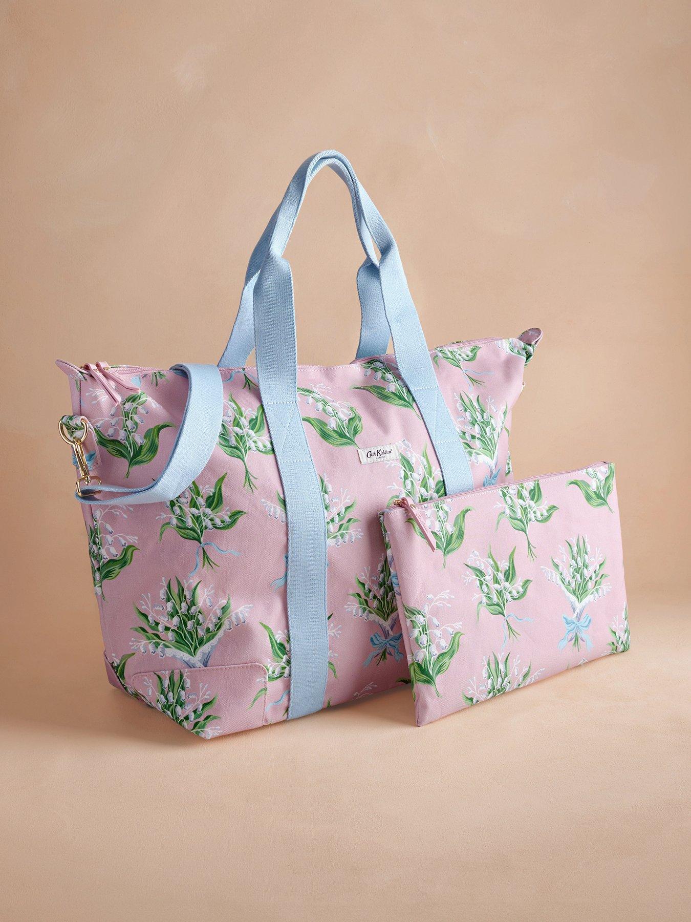undefined Pink Lily Of The Valley Overnight Bag