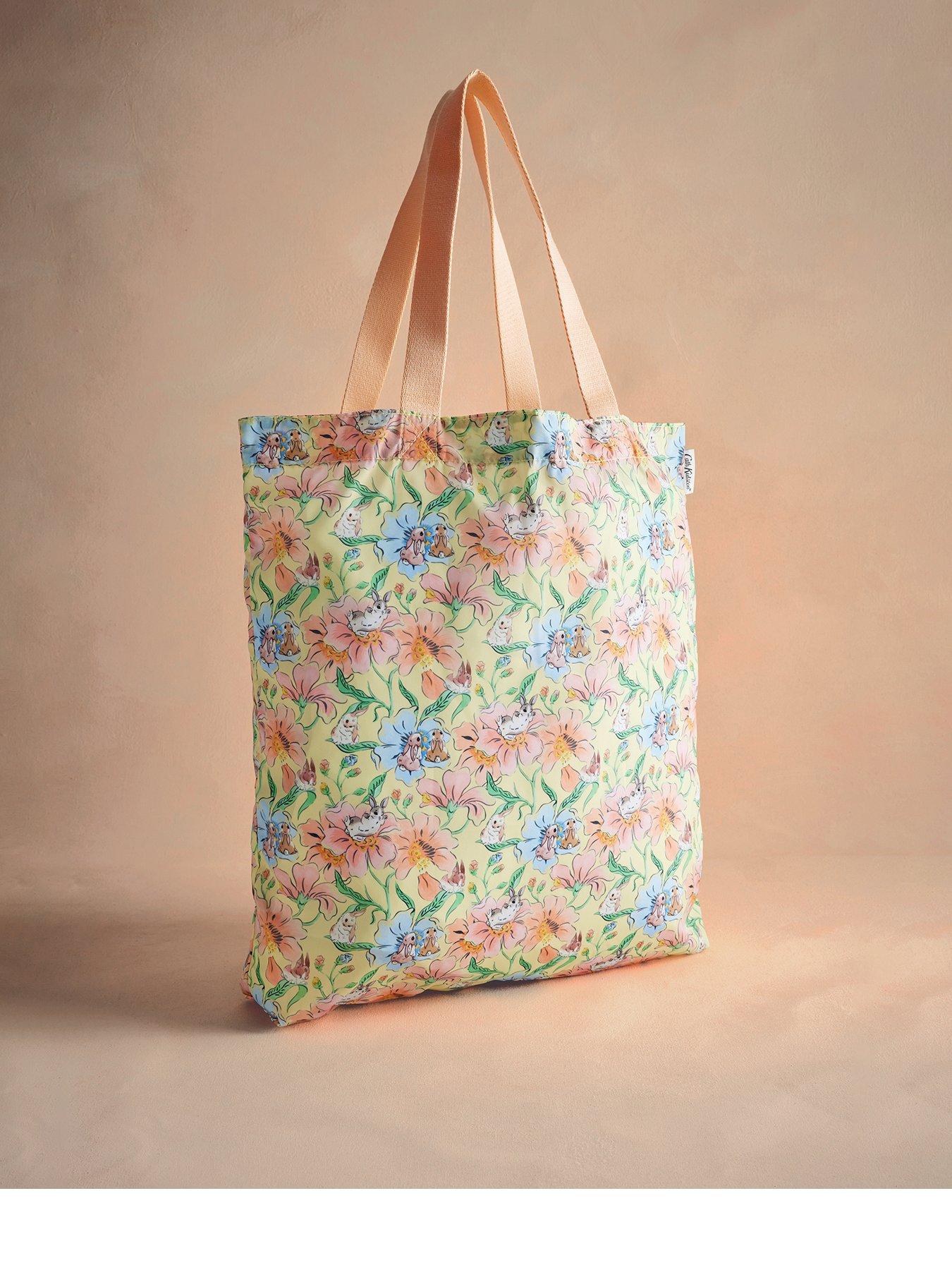 cath-kidston-yellow-flowers-foldaway-shopping-bag