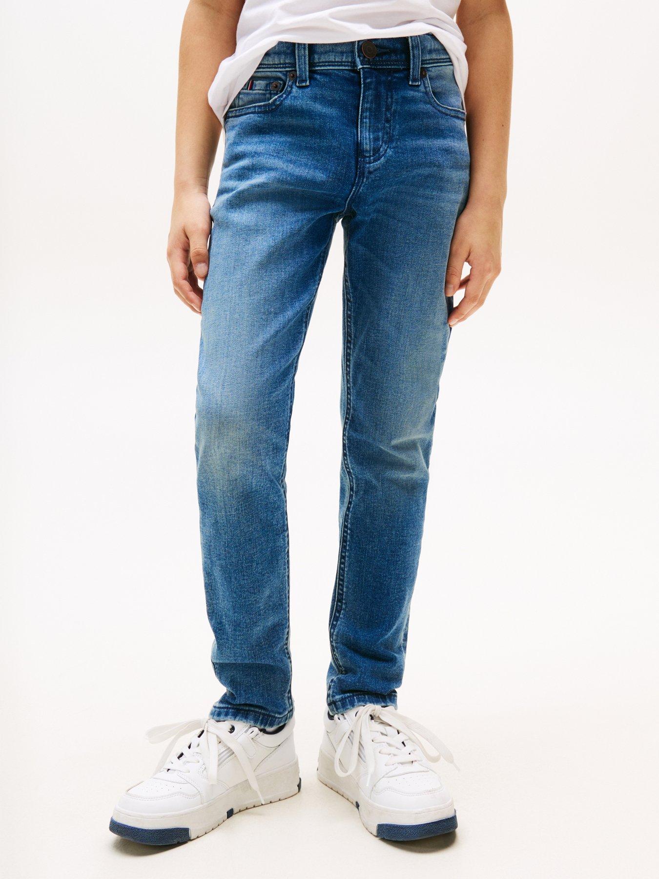 Tommy Hilfiger Boys Scanton Vintage Denim Jeans - Blue