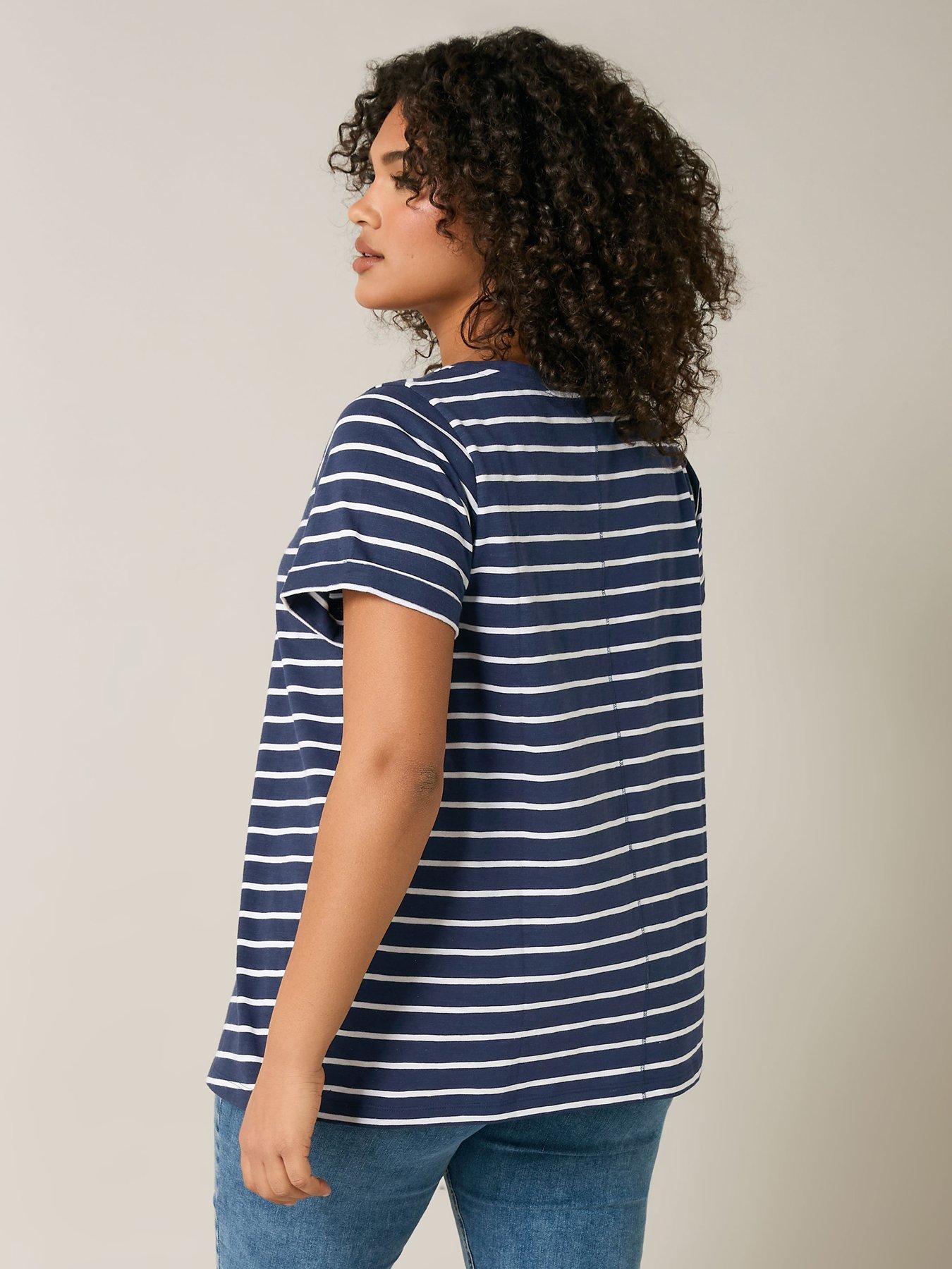  image of evans-jersey-slub-t-shirt-blue