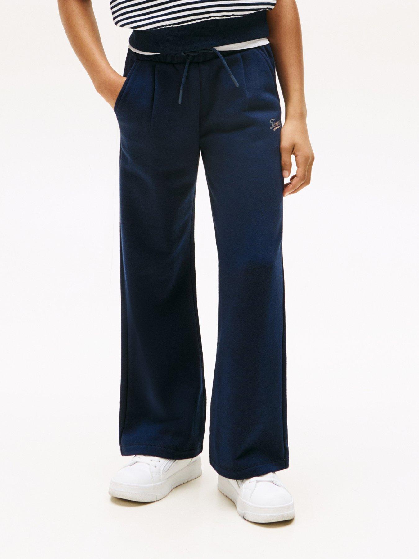 Tommy Hilfiger Girls Script Sweatpants - Navy