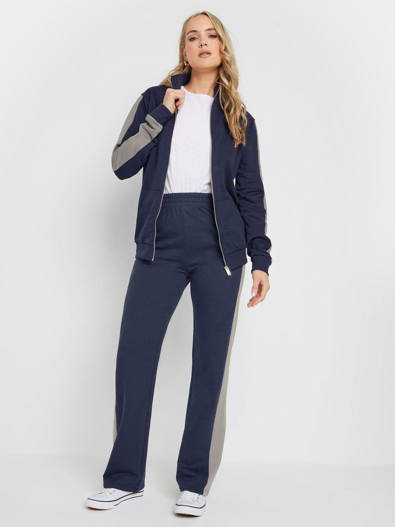 Image 3 of 4 of Long Tall Sally Side Panel Joggers 36" - Blue