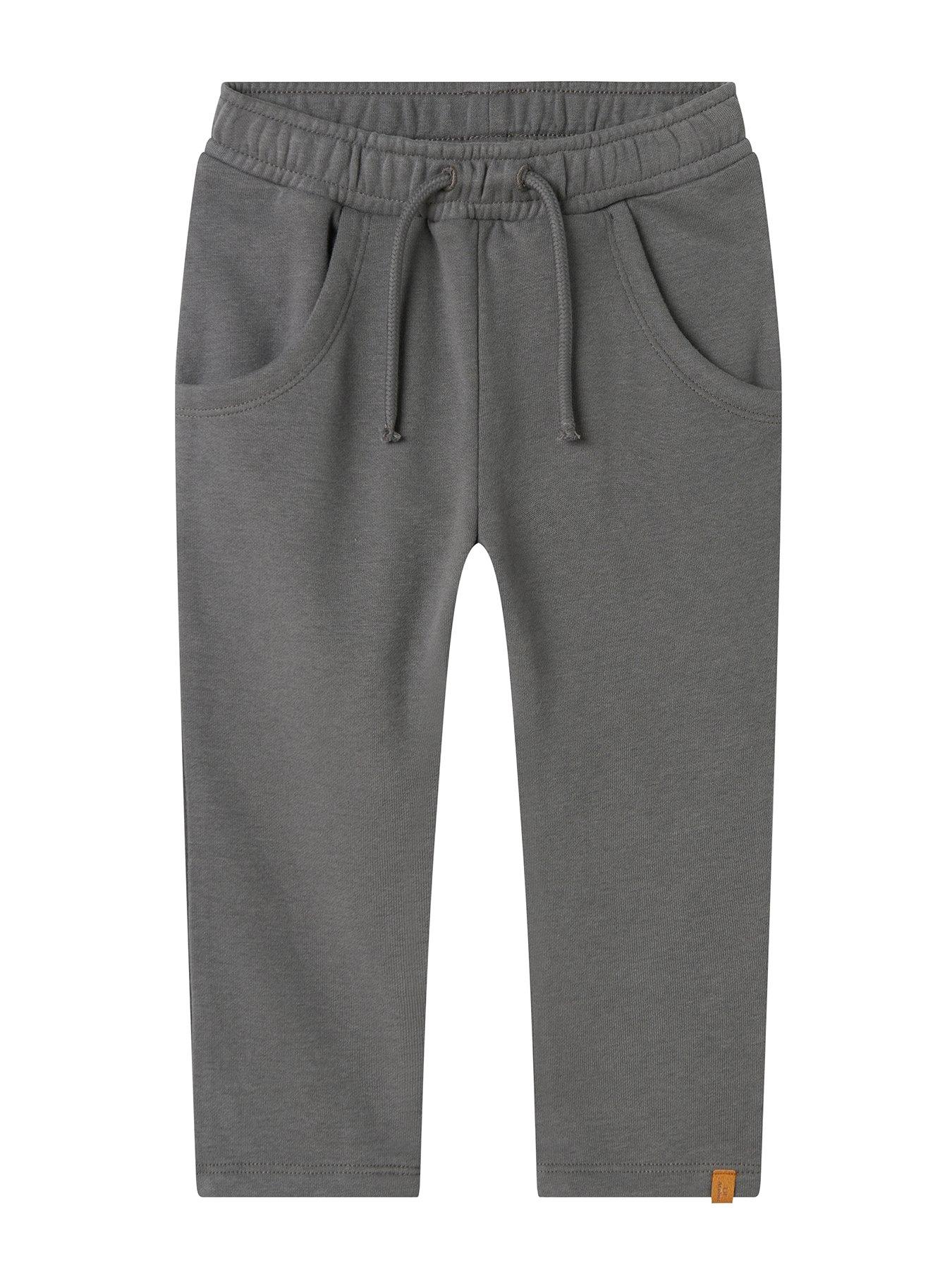 undefined Mini Boys Joggers - Poppy Seed - Dark Grey