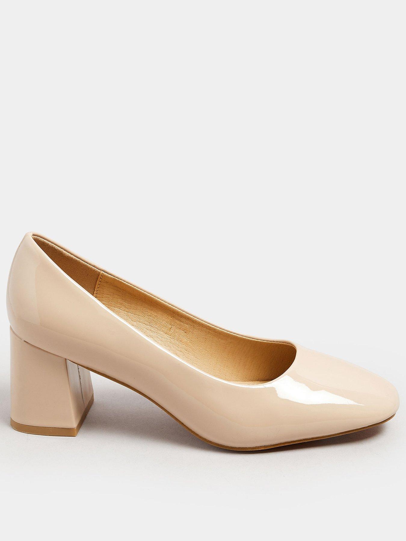 yours-extra-wide-fit-round-toe-mid-block-court-heels