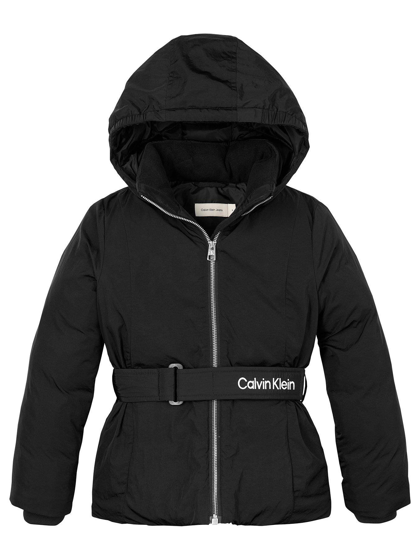 undefined Girls Short Padded Jacket - Black