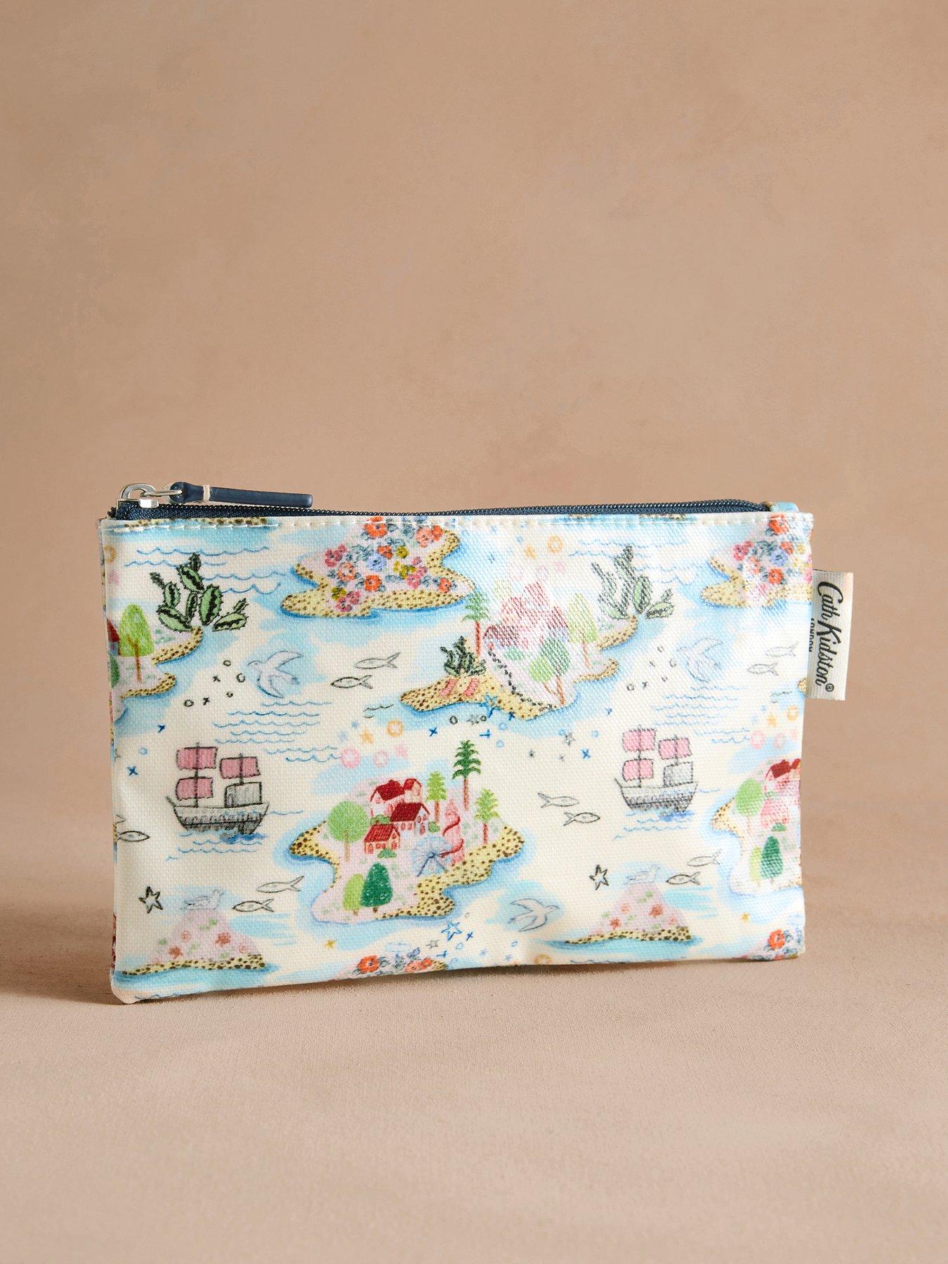 undefined Sketchbook Print Small Zipped Purse - Blue