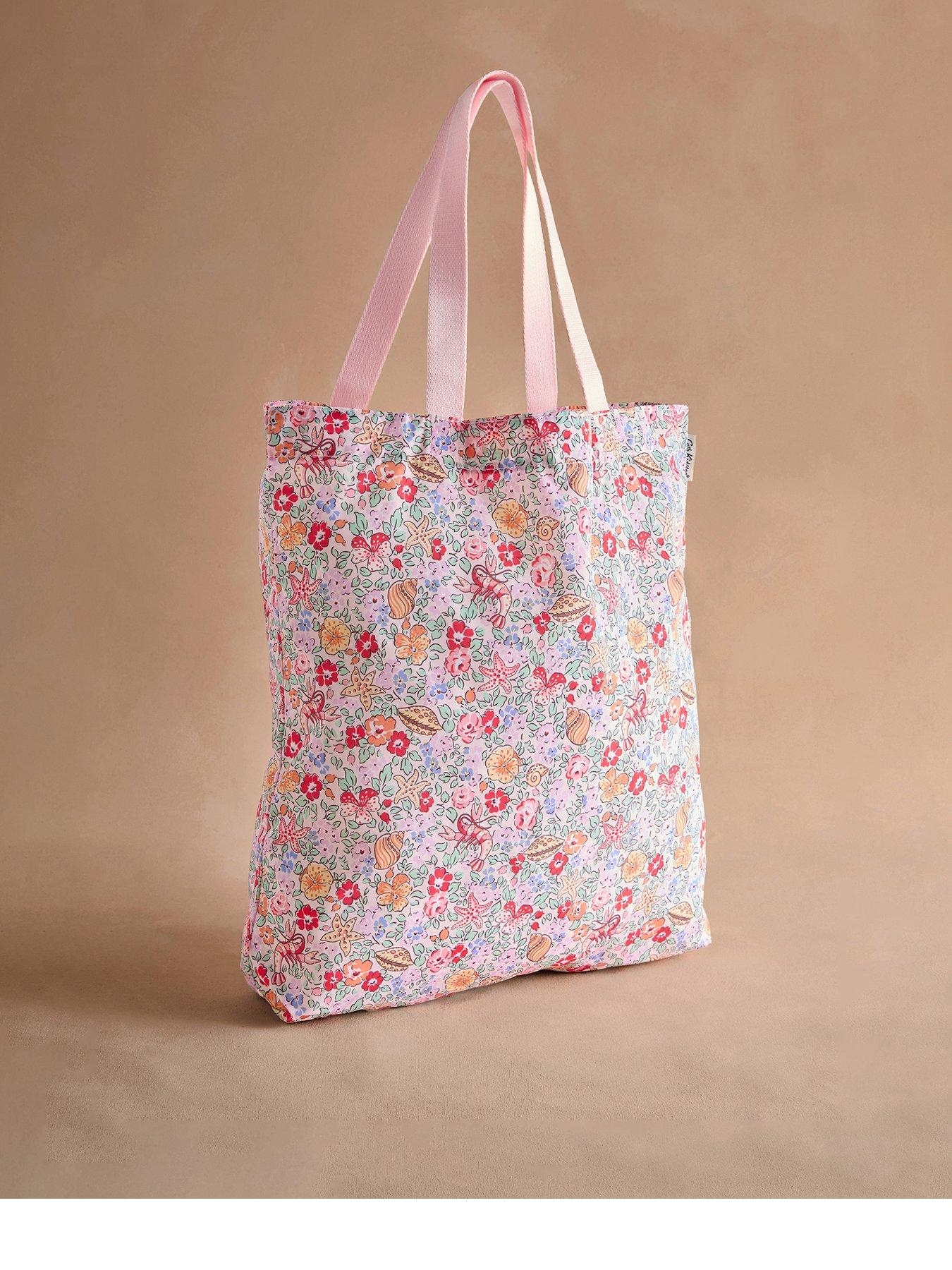 undefined Water Ditsy Foldaway Tote - Pink