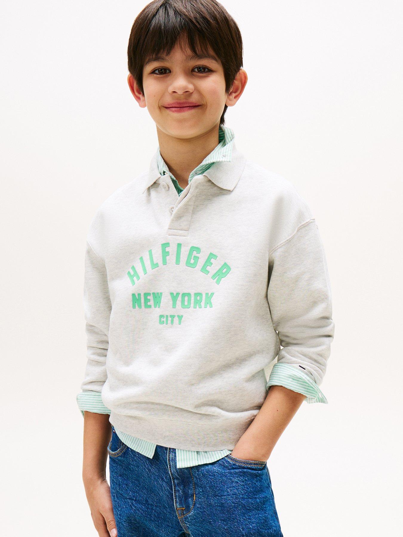 undefined Boys Graphic Sweatshirt - Grey