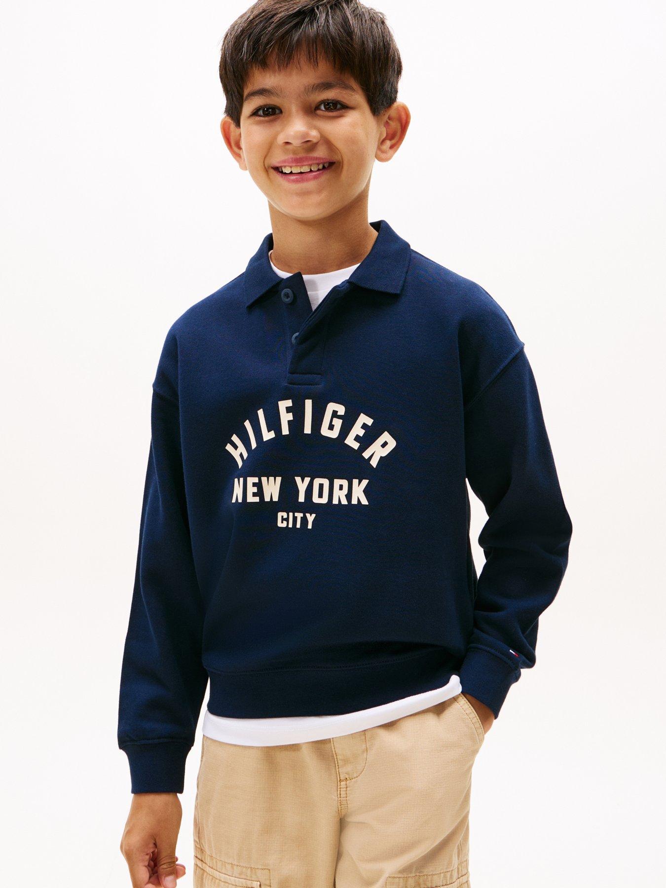 undefined Boys Graphic Sweatshirt - Navy