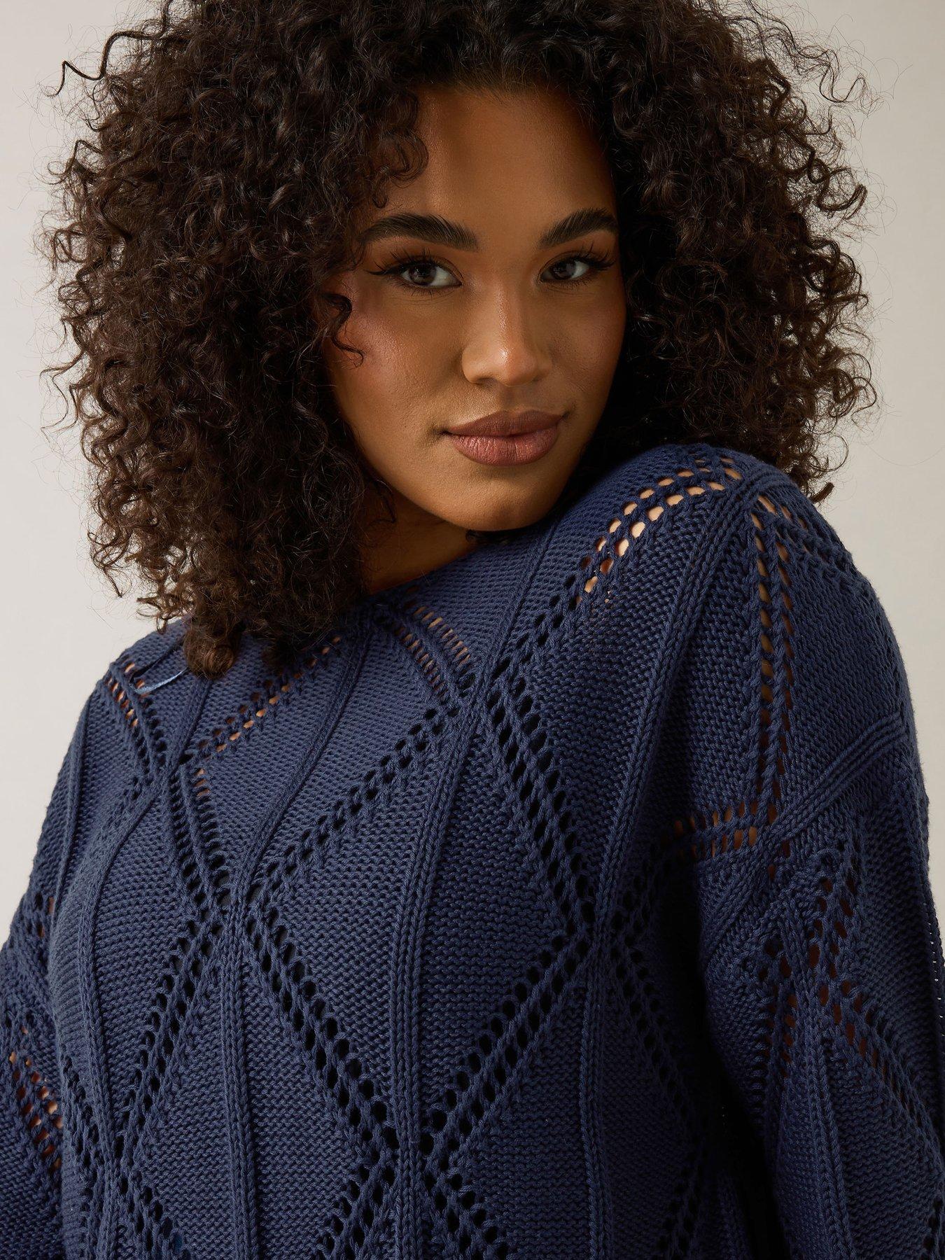 image of evans-pointelle-jumper