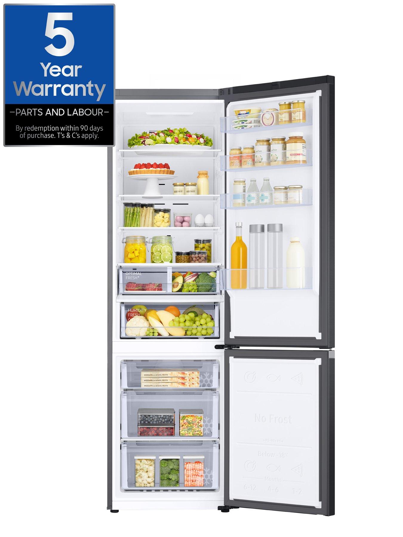  image of samsung-series-8-rb38c607ab1eu-7030-smart-fridge-freezer-with-spacemaxtradenbsptechnology-black