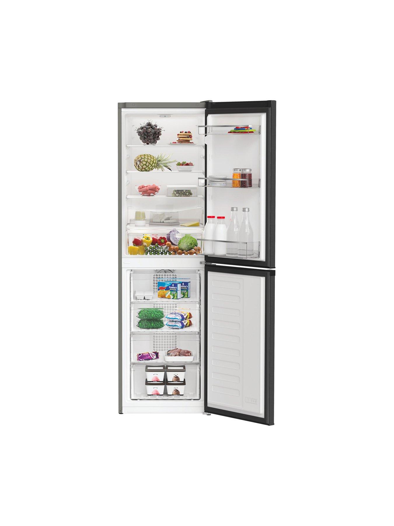  image of hotpoint-hpkh1261xbr4uk-fridge-freezer-dark-grey