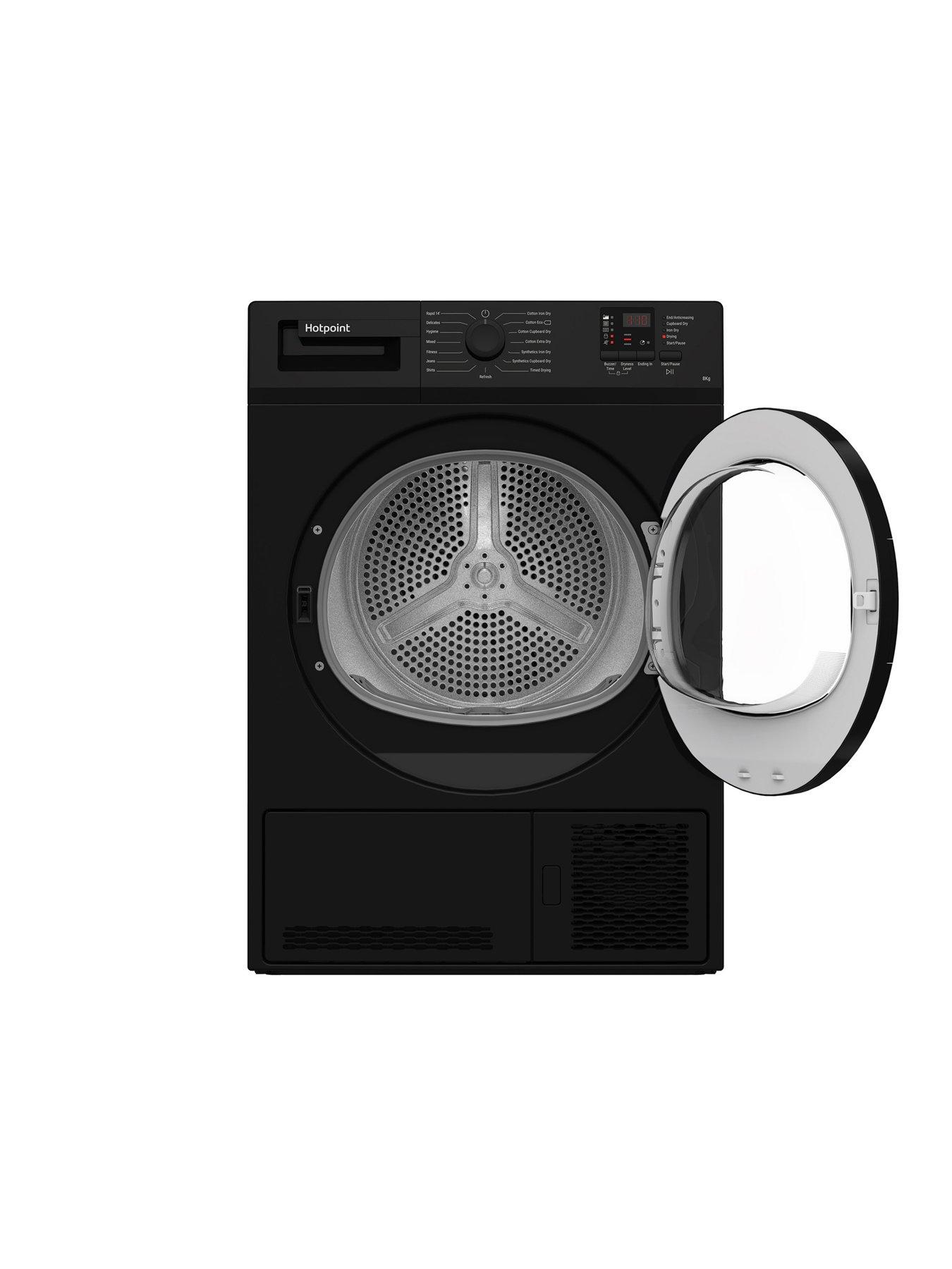 Image 2 of 5 of Hotpoint CHDC82BBGDUK 8kg Condenser Dryer - Black