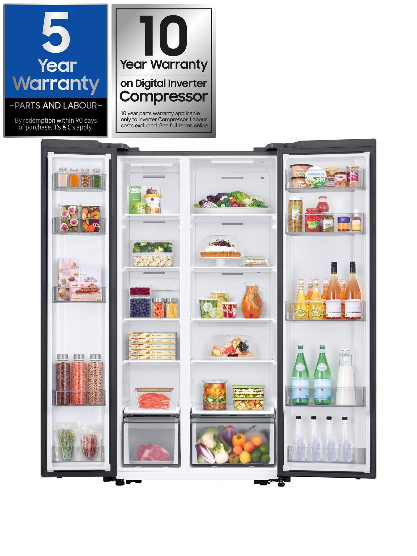 Image 2 of 8 of Samsung Series 6 RS57DG400EM9 American-Style Smart Fridge Freezer with SpaceMax&trade; technology&nbsp;&nbsp;- Gentle Silver Matt