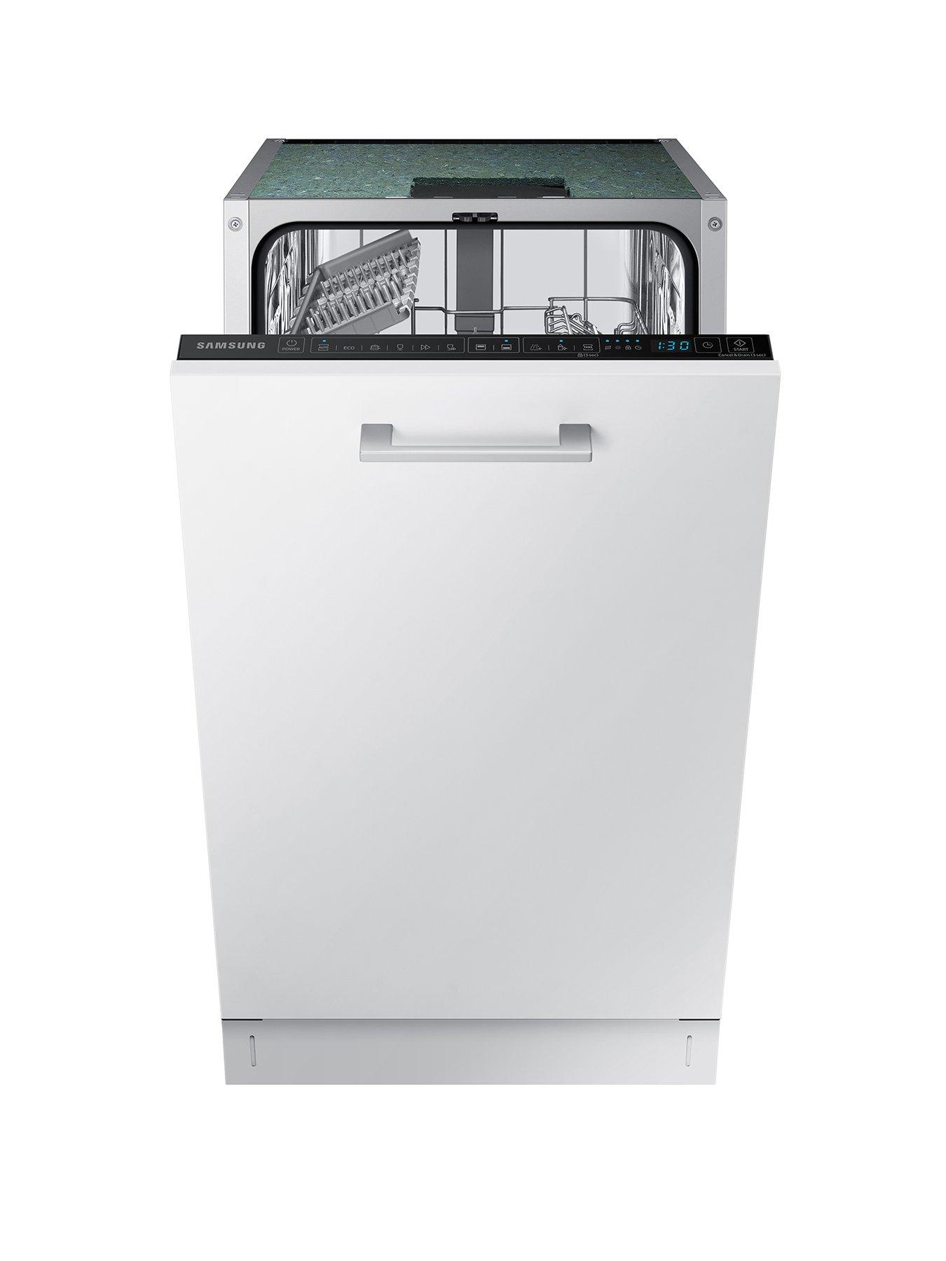Samsung Series 5 DW50DG430B00EU Integrated 45cm Dishwasher, 9 Place Settings with Auto Open Door