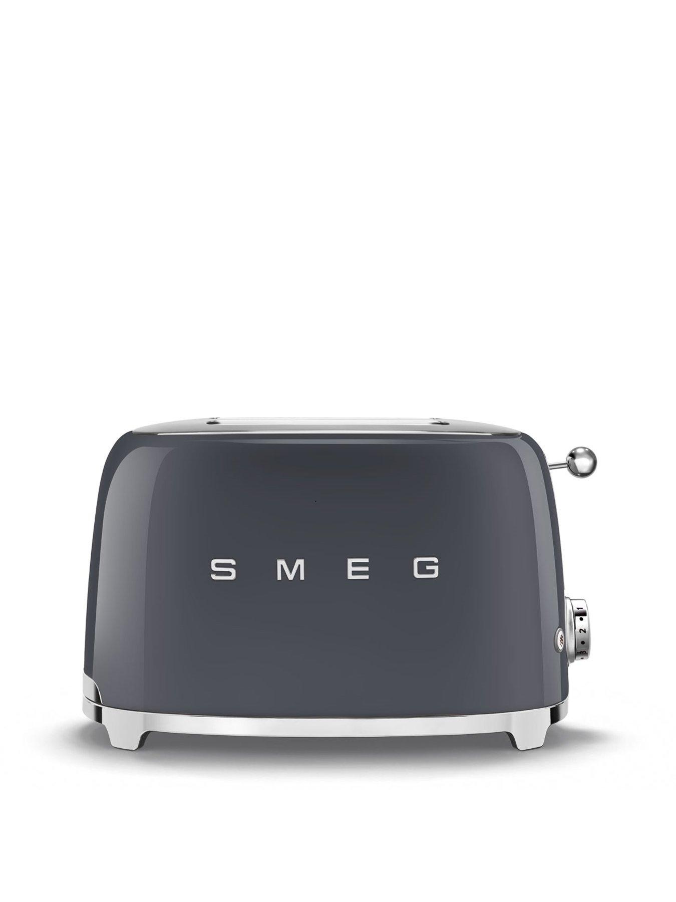  image of smeg-eejb156-50s-retro-style-kettle-and-2-slice-toaster-grey