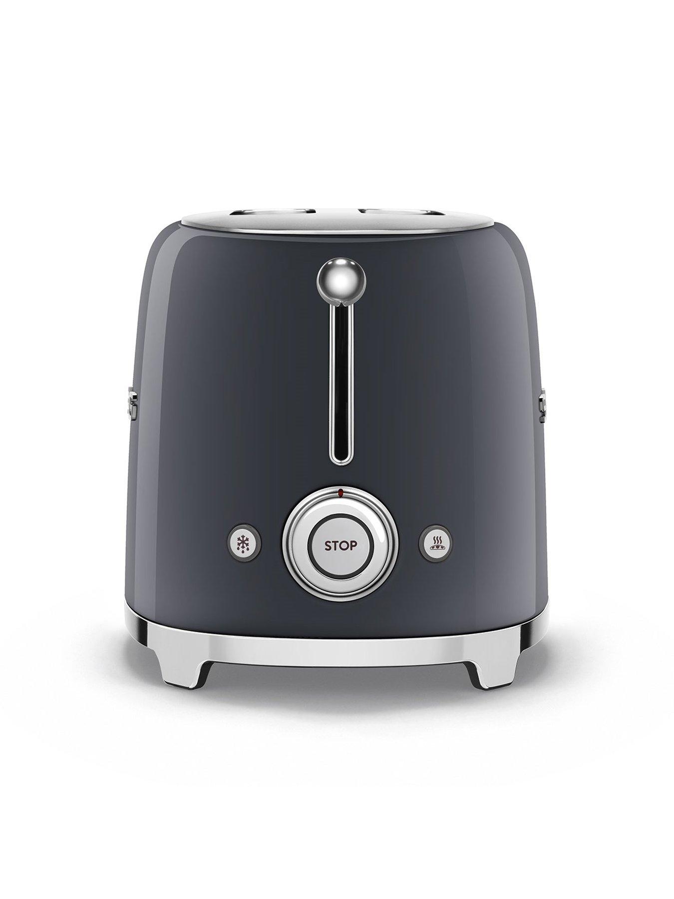  image of smeg-eejb156-50s-retro-style-kettle-and-2-slice-toaster-grey