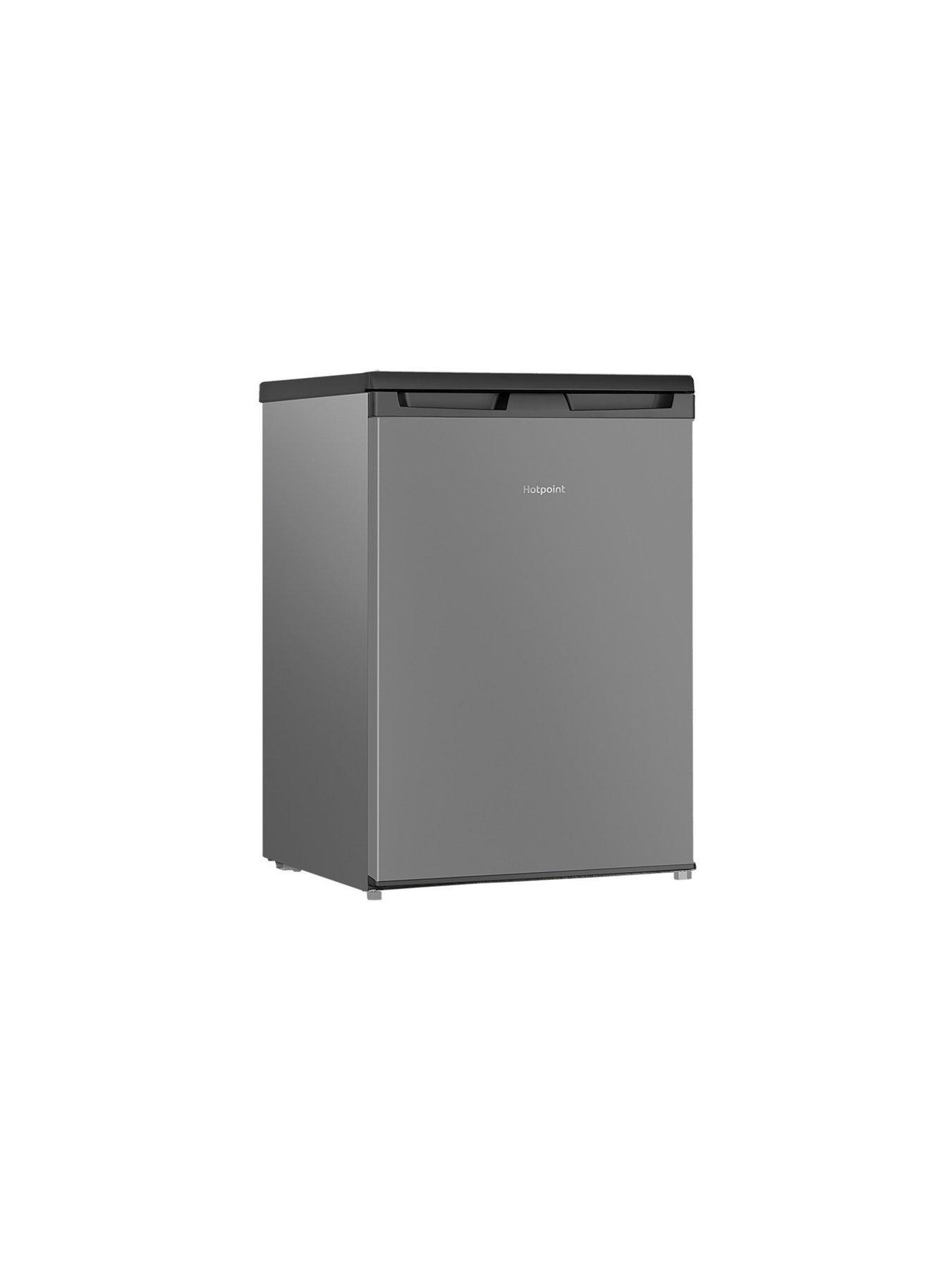  image of hotpoint-h55r1112xuk-freestanding-undercounter-fridge-stainless-steel