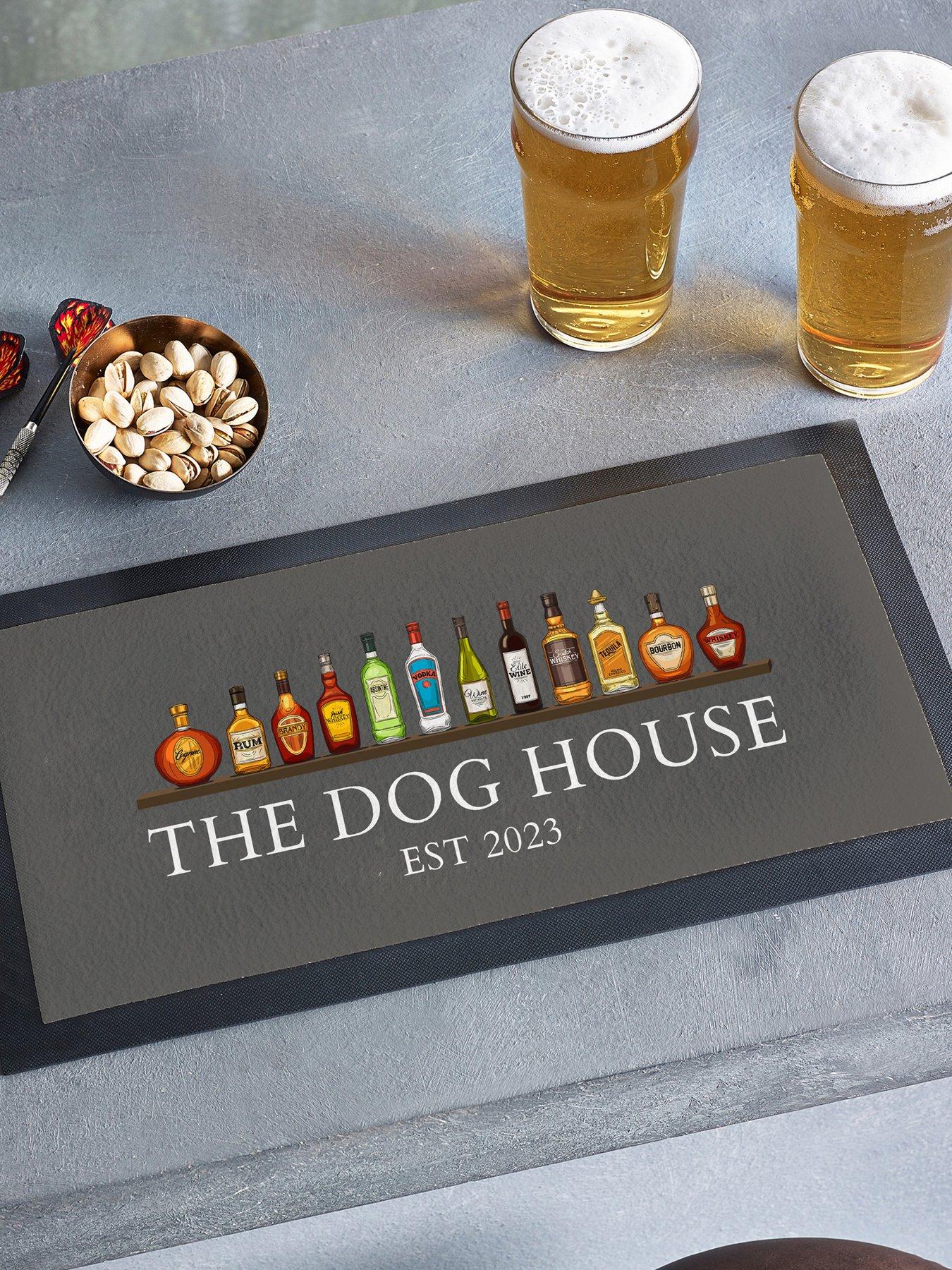  image of love-abode-personalised-spirit-bar-mat