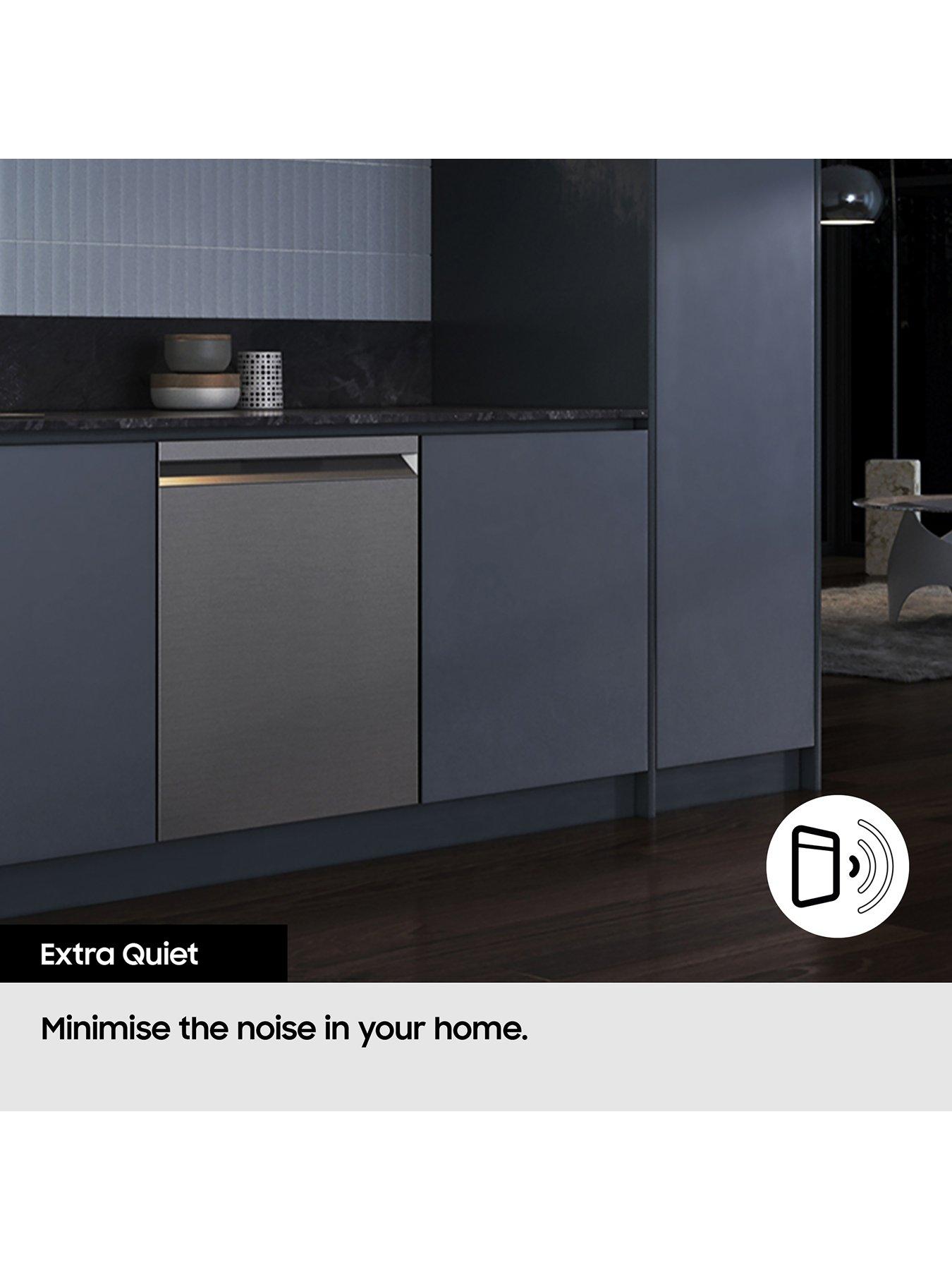  image of samsung-series-6-dw60dg760fslu4-freestanding-60cm-dishwasher-with-water-jet-clean-amp-smart-things-14-place-settings-dark-silver